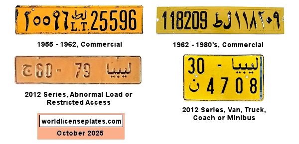 Commercial Vehicle License Plates