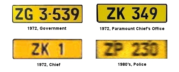 KwaZulu License Plates