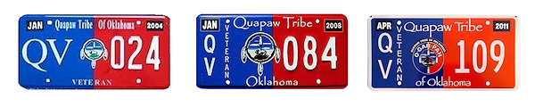 Veteran Plates of the Quapaw