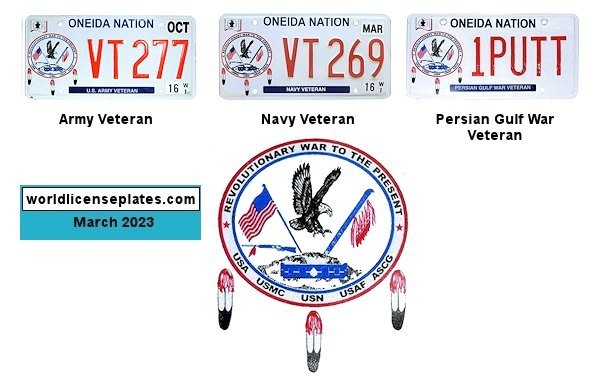 Veteran Plates of the Menominee