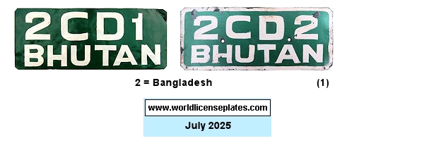 Diplomatic Corps License Plates