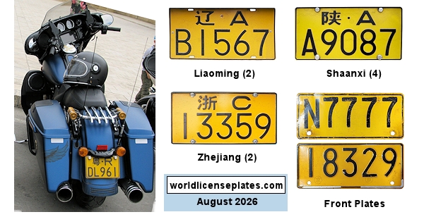 Large Motorcycle License Plates
