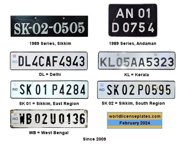 Privately Used License Plates