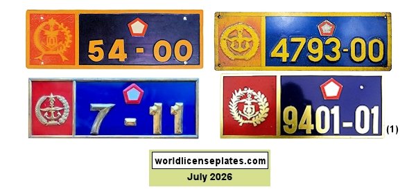 Air Force License Plates