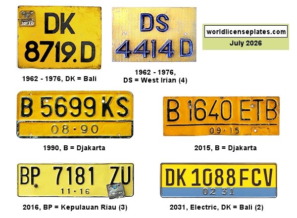 Public Transport and Taxi License Plates