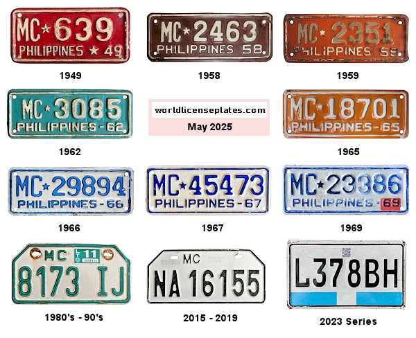 Motorcycle License Plates