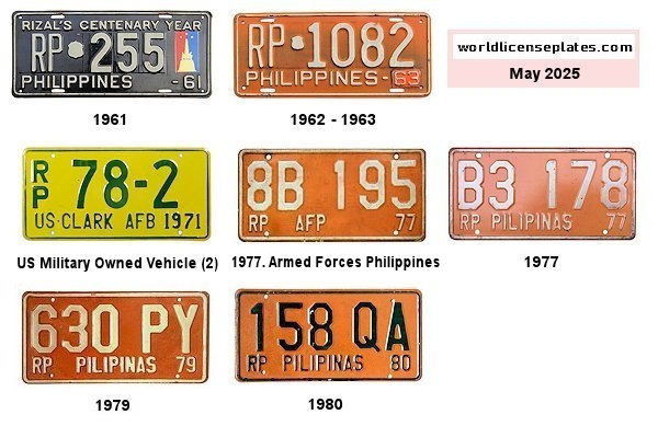 Government Vehicle License Plates