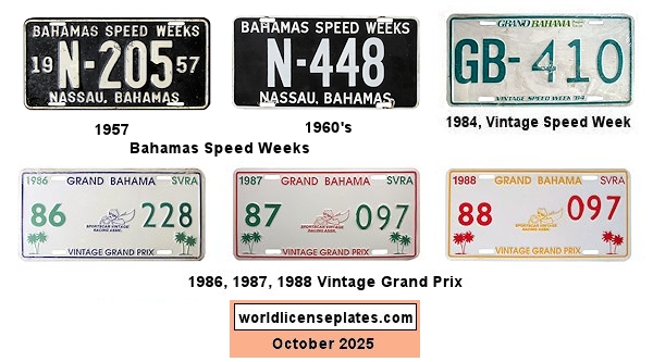Events License Plates