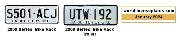 Bike Rack License Plates