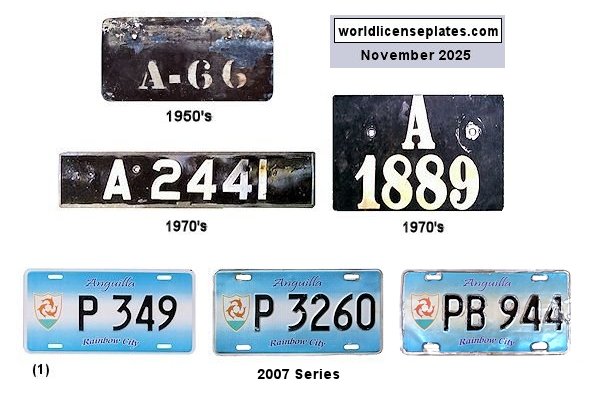 Anguilla License Plates