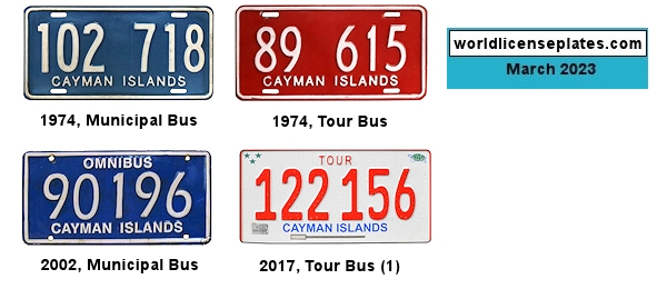 Bus License Plates