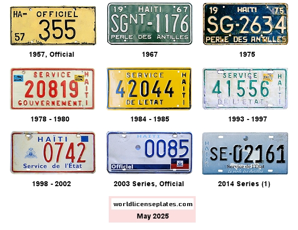 Government, Official License Plates