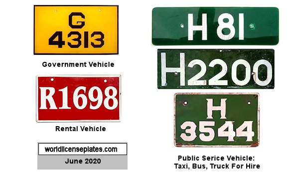 Montserrat License Plates
