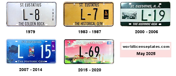Netherlands Antilles Government License Plates