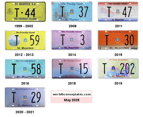 Tourist Bus License Plates