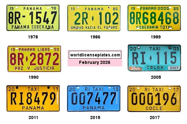 Rural Interior Taxi License Plates