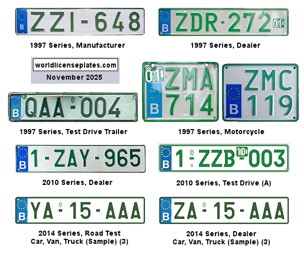 Dealer, Manufacturer License Plates