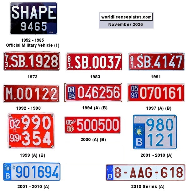 SHAPE License Plates