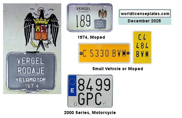 >Motorcycle, Moped, Small Vehicle License Plates