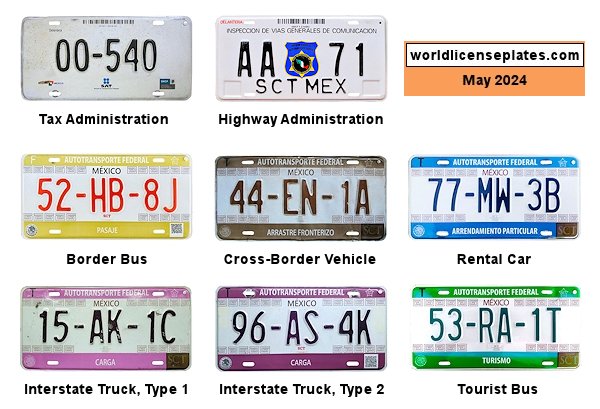 Public Service 215 Series License Plates