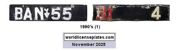 Kiribati - Banaba License Plates