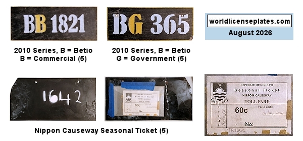 Other Betio License Plates
