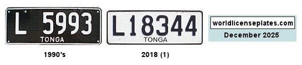 Light Truck and Van License Plates