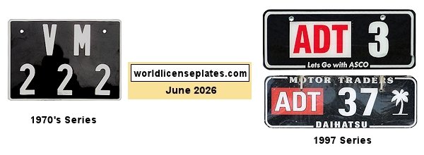 Vanuatu Dealer License Plates