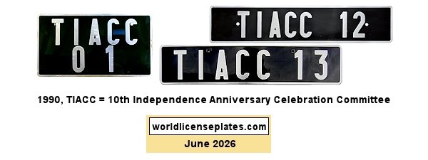 Vanuatu Event License Plate
