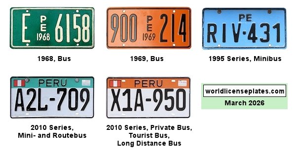 Bus License Plates