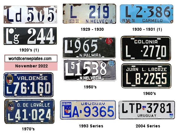 Colonia License Plates