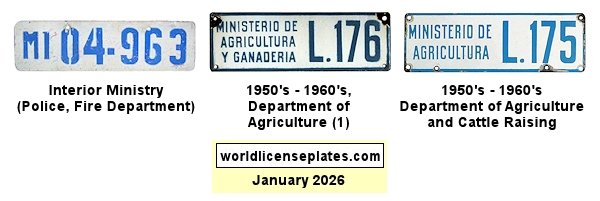 Government License Plates
