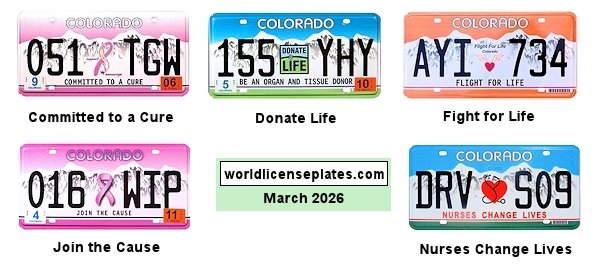 Health Related License Plates