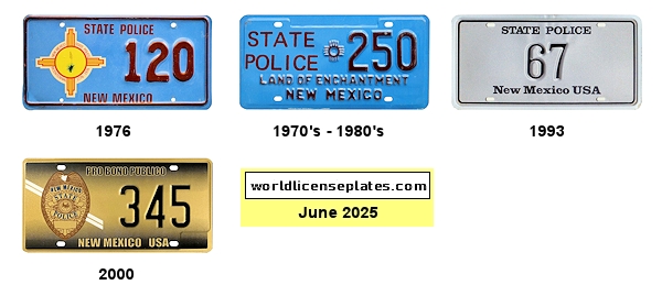 State Policet License Plates