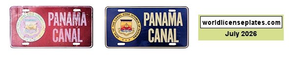 Souvenir License Plates of Central America
