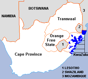 KwaZulu Map