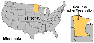Minnesota Red Lake Map