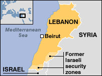Lebanon Map